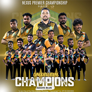 UAE-Adams Blue Crowned Champions of Nexus Premier Championship Season 1